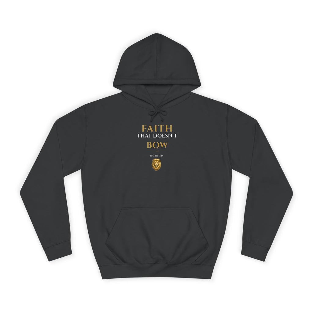 Faith That Doesn’t Bow – Daniel 3:18 | Premium Christian Unisex Hoodie