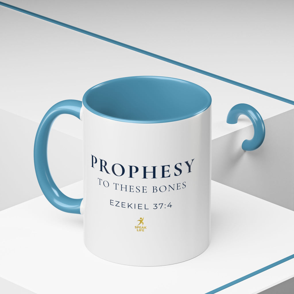 Prophesy to These Bones – Ezekiel 37:4 Christian Mug | Speak Life Motions
