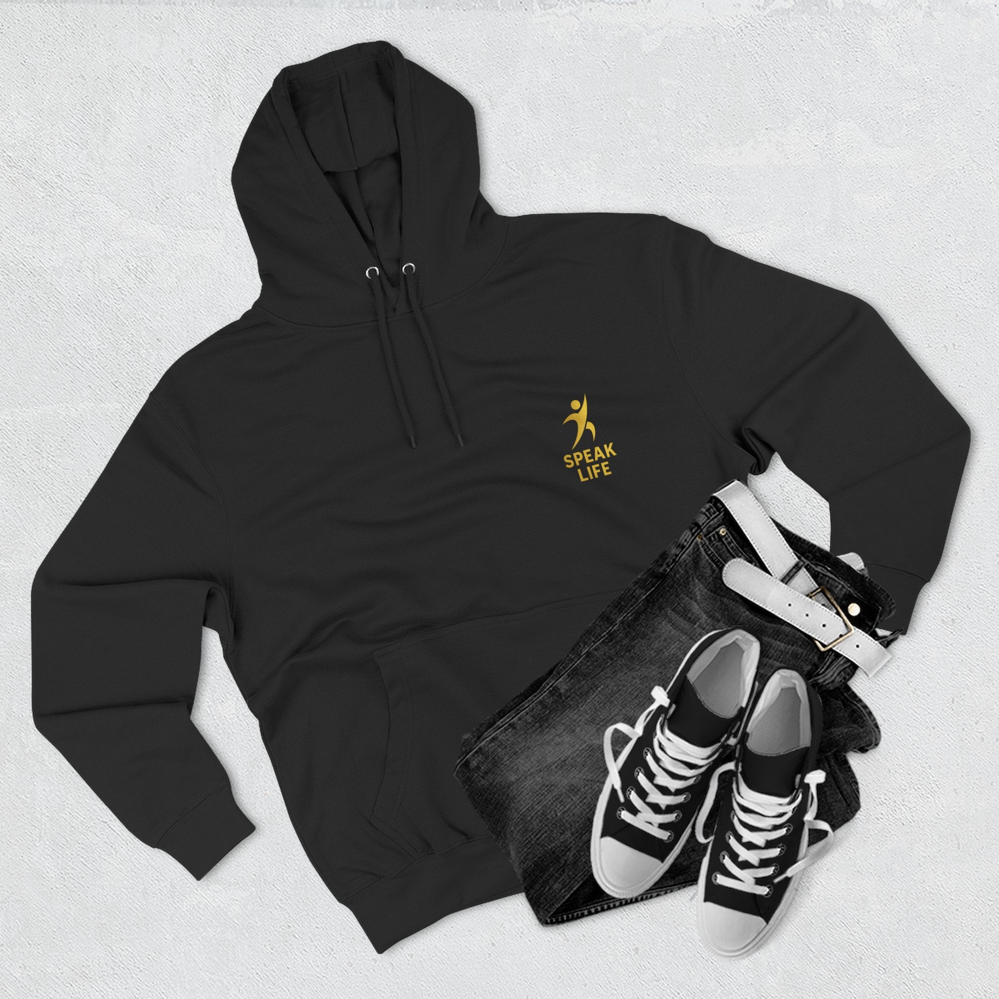 Speak Life Unisex Premium Fleece Hoodie – “His Mercies Are New Every Morning” (Lamentations 3:22–23)
