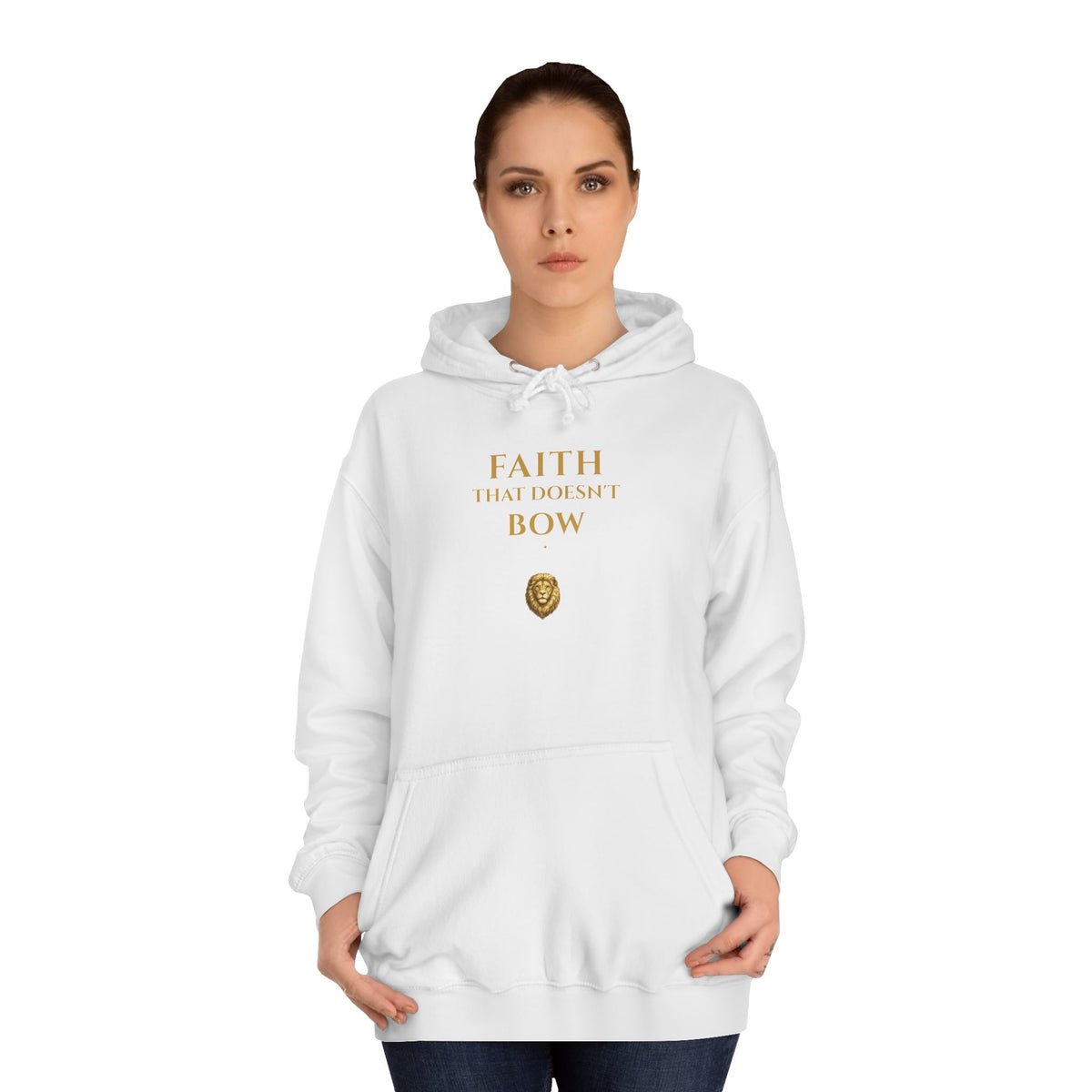 Faith That Doesn’t Bow – Daniel 3:18 | Premium Christian Unisex Hoodie
