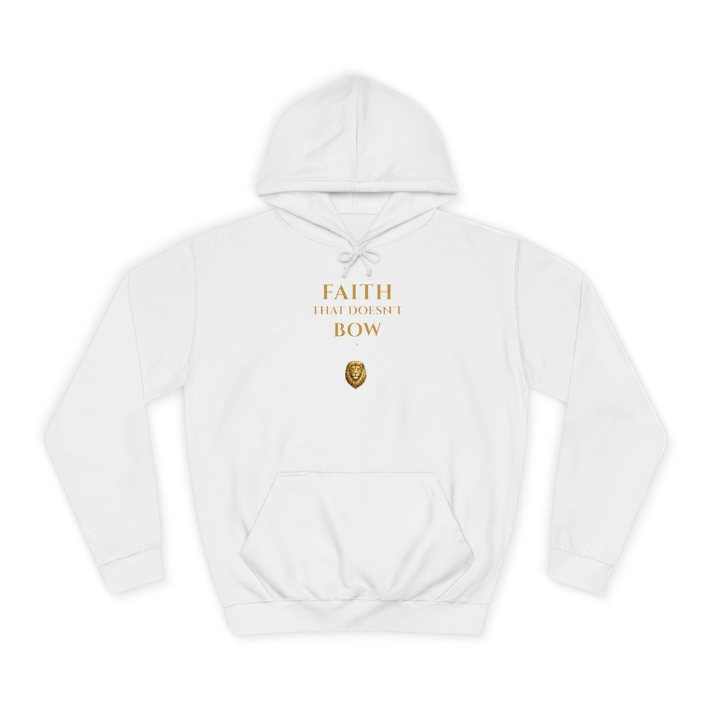 Faith That Doesn’t Bow – Daniel 3:18 | Premium Christian Unisex Hoodie
