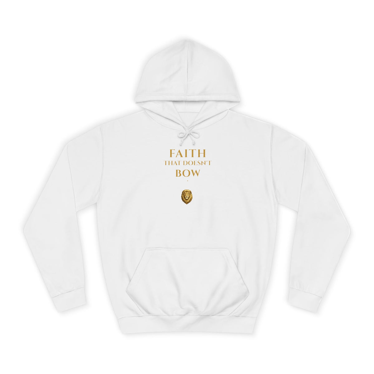 Faith That Doesn’t Bow – Daniel 3:18 | Premium Christian Unisex Hoodie