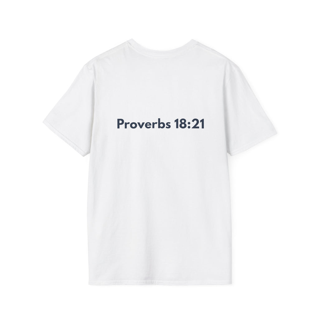 Speak Life T-Shirt — ‘Proverbs 18:21’ Inspirational Christian Tee