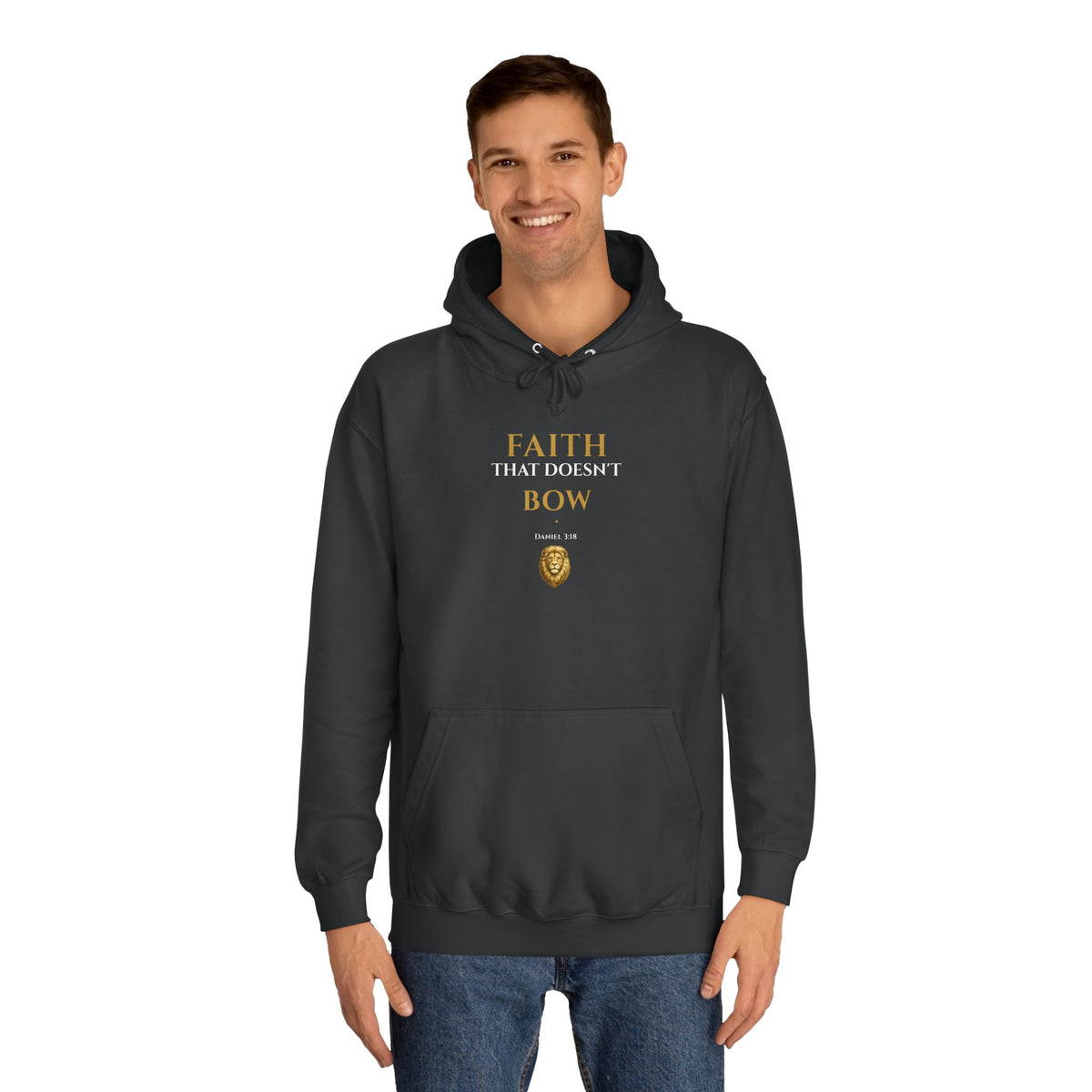 Faith That Doesn’t Bow – Daniel 3:18 | Premium Christian Unisex Hoodie