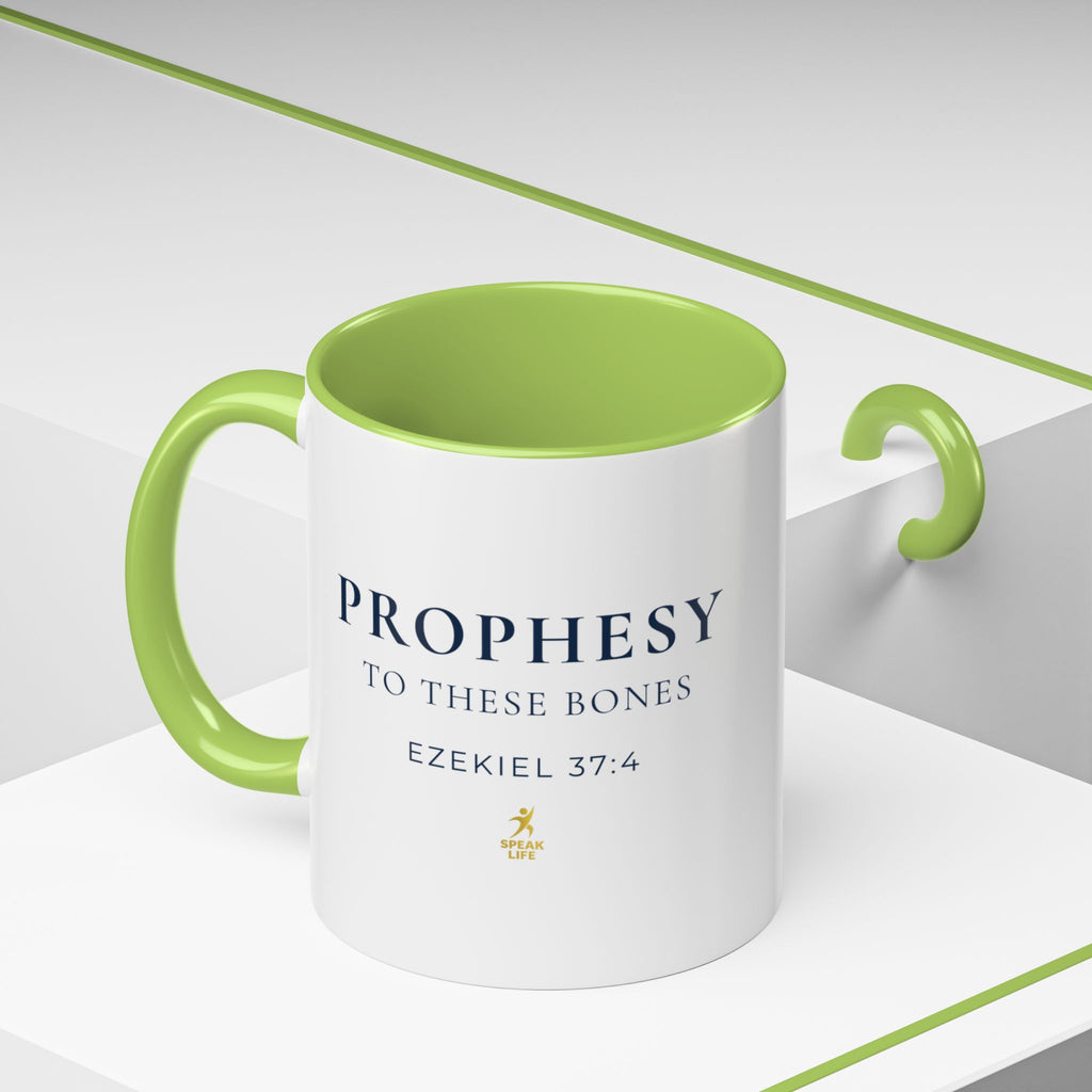 Prophesy to These Bones – Ezekiel 37:4 Christian Mug | Speak Life Motions