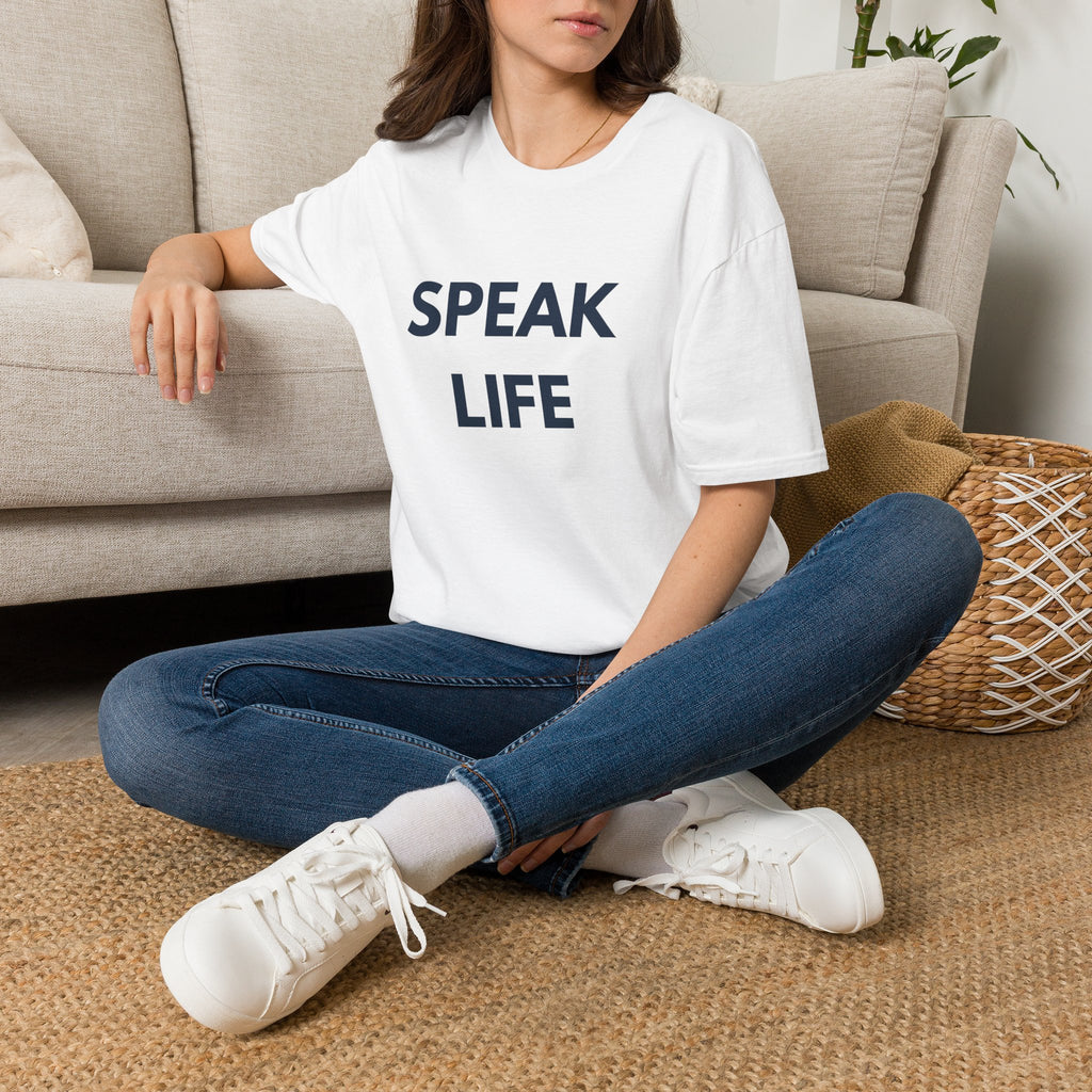 Speak Life T-Shirt — ‘Proverbs 18:21’ Inspirational Christian Tee