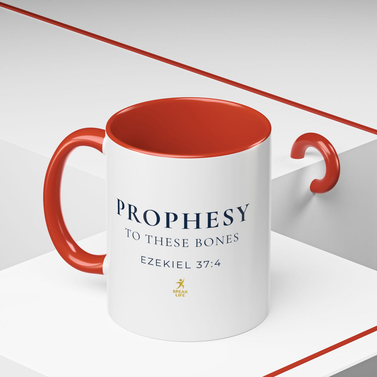 Prophesy to These Bones – Ezekiel 37:4 Christian Mug | Speak Life Motions
