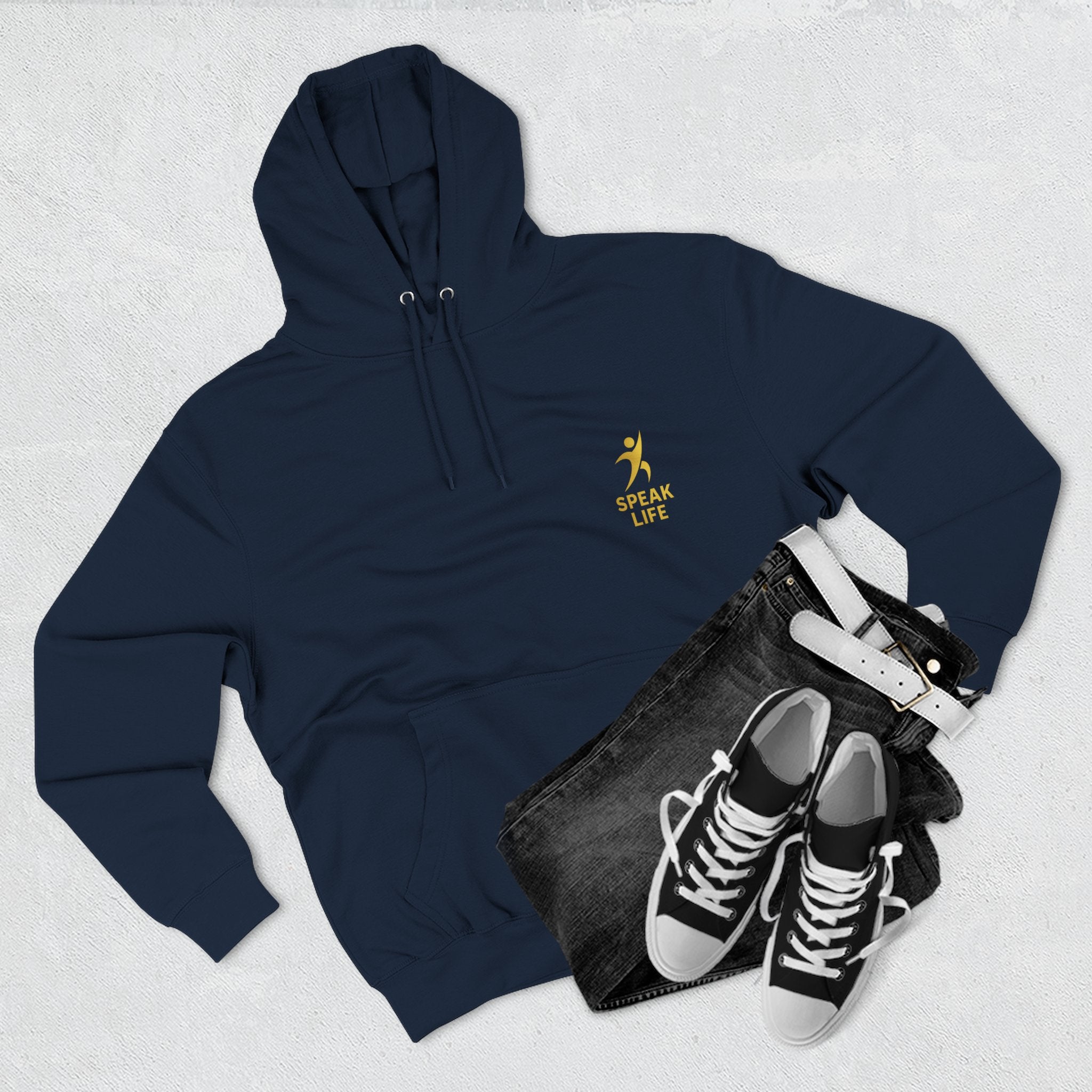 Speak Life Unisex Premium Fleece Hoodie – “His Mercies Are New Every Morning” (Lamentations 3:22–23)