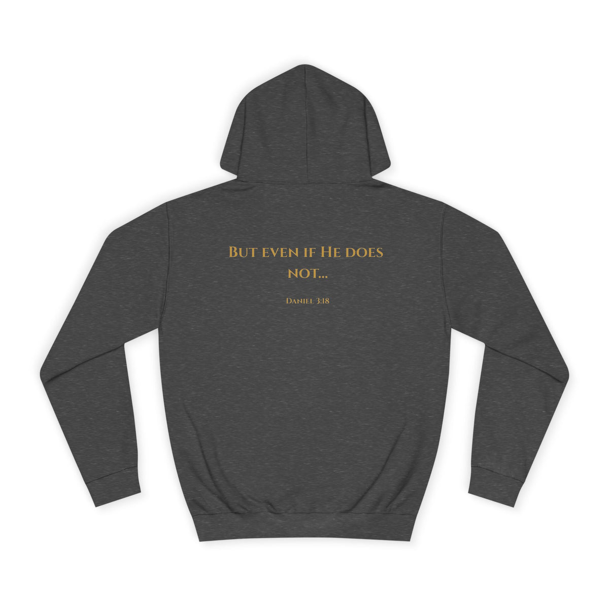 Faith That Doesn’t Bow – Daniel 3:18 | Premium Christian Unisex Hoodie