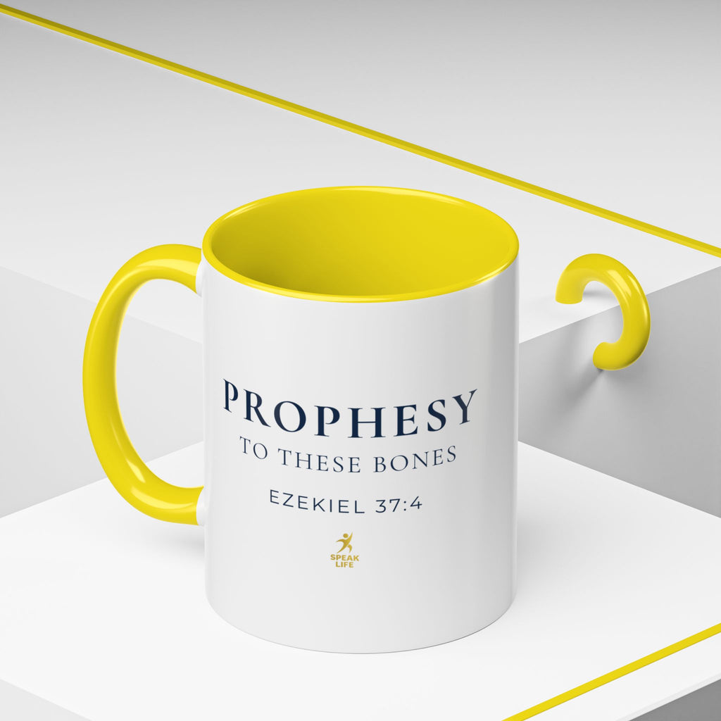 Prophesy to These Bones – Ezekiel 37:4 Christian Mug | Speak Life Motions