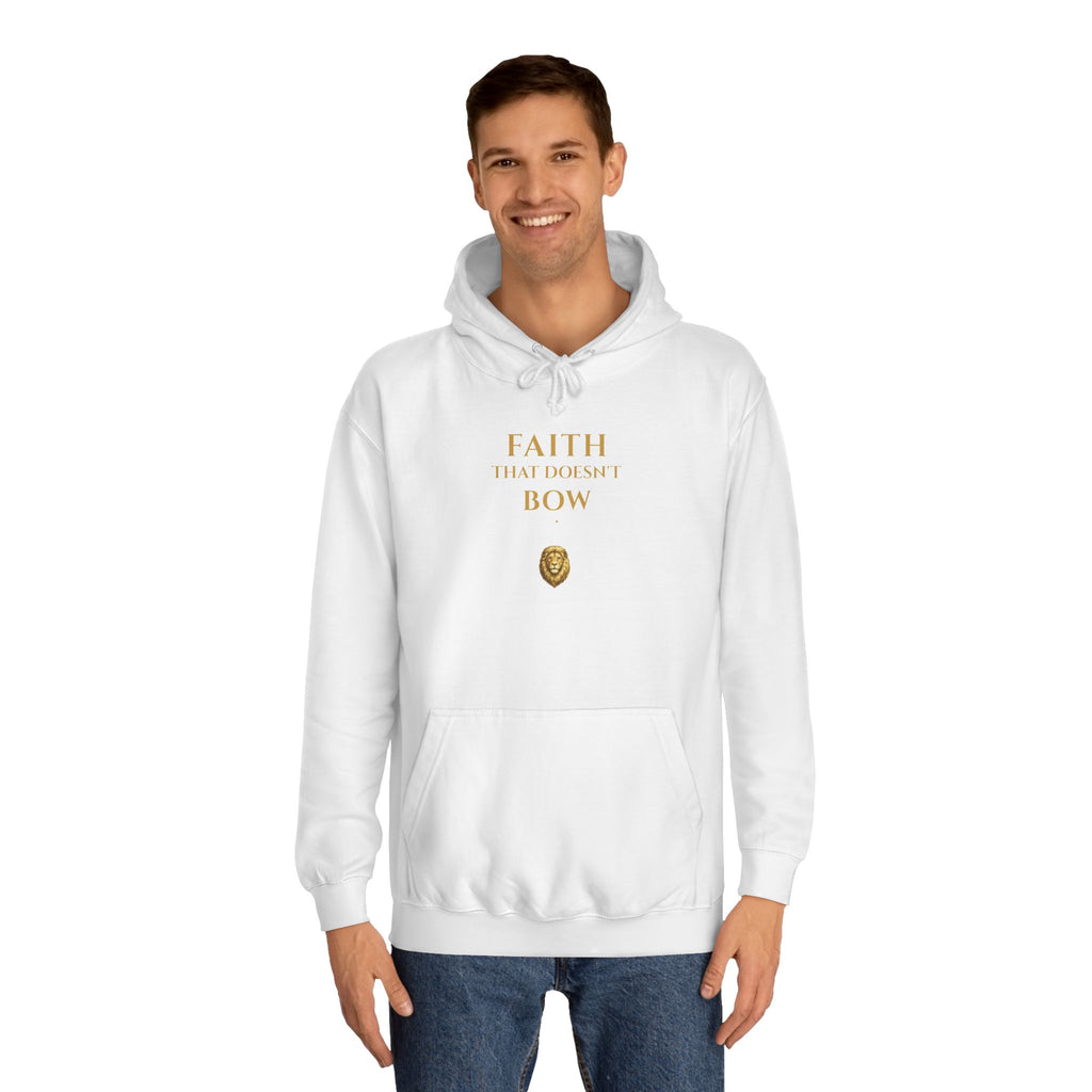 Faith That Doesn’t Bow – Daniel 3:18 | Premium Christian Unisex Hoodie