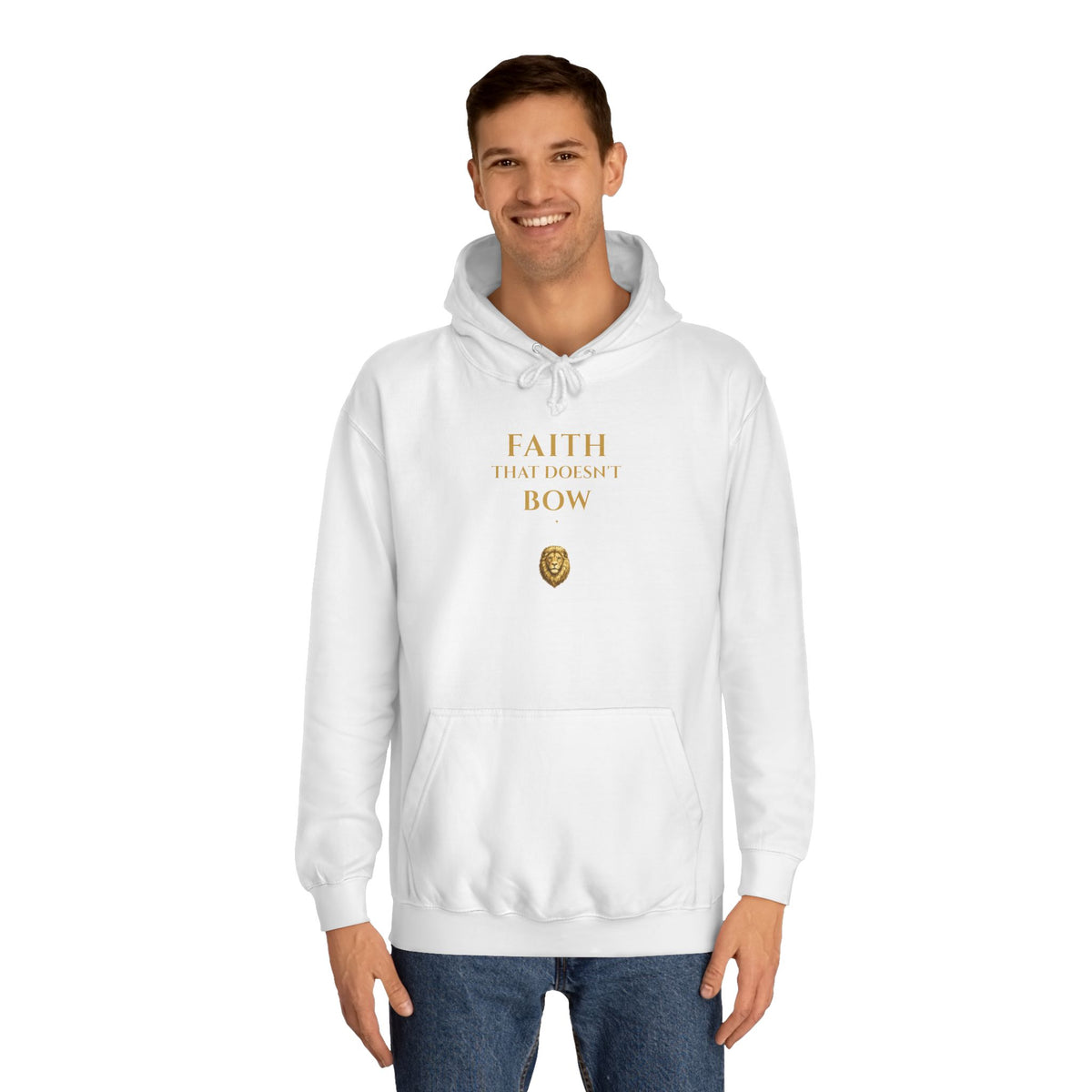 Faith That Doesn’t Bow – Daniel 3:18 | Premium Christian Unisex Hoodie