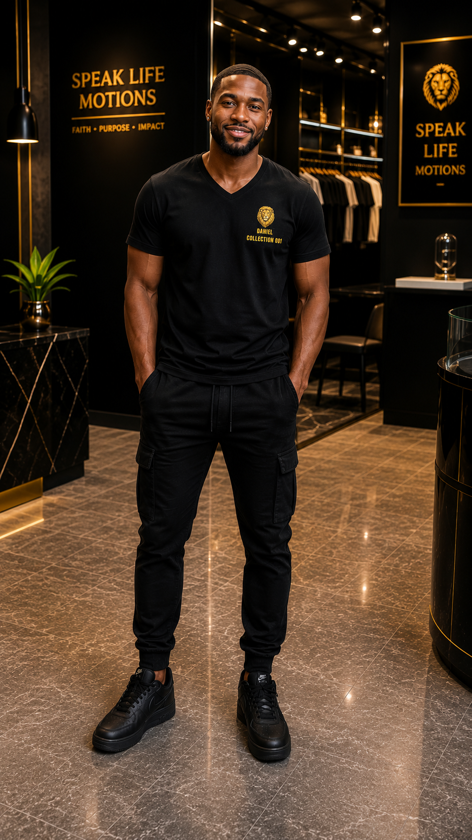 Faith Doesn’t Bow Lion T-Shirt – Daniel 6:23 | Daniel Collection 001